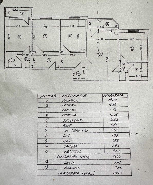 Apartament cu Centrala Proprie, 2 Bai și 2 Balcoane si... loc parcare ADP 