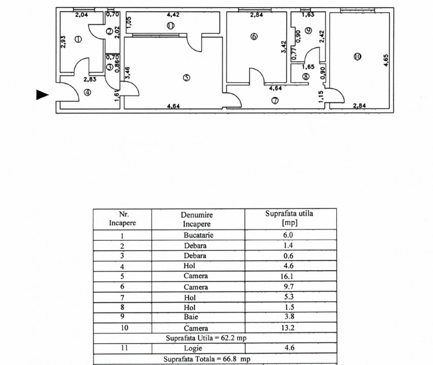 Apartament de inchiriat Parc Titan, apropiere metrou