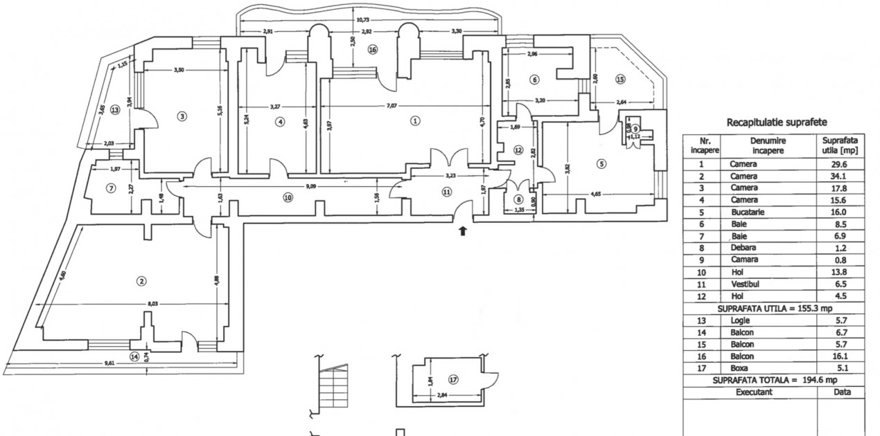 Apartament 196 mp în Piata Unirii – Eleganță și Finisaje Premium