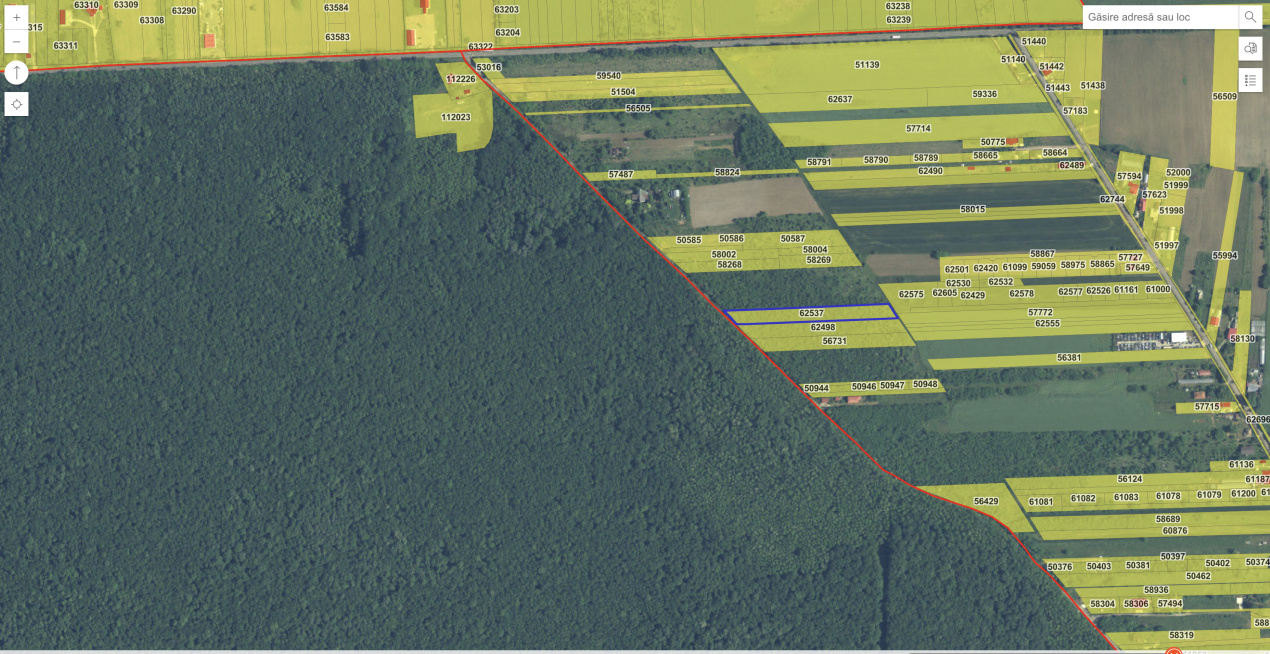 `Teren cu dubla deschidere, langa padure, Snagov - Strada Parcului 